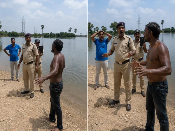 🇮🇳 بھارت: جھیل میں 5 گھنٹے تک ’لاش‘ سمجھ کر تیرنے والا شخص پولیس کے چھوتے ہی اچانک زندہ ہو گیا!