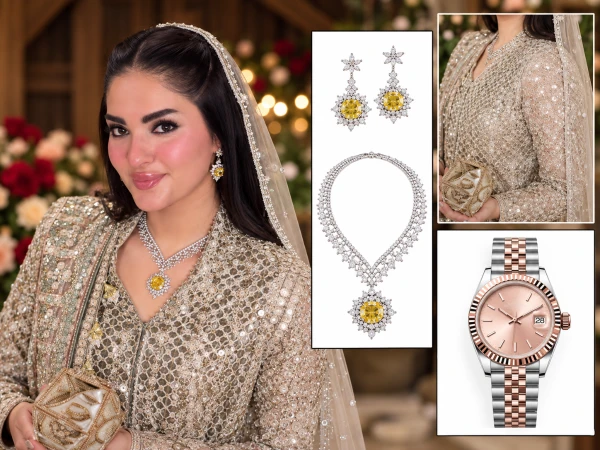 وزیراعلیٰ پنجاب مریم نواز کی صاحبزادی ماہ نور صفدر کے نکاح کا شاہانہ برائیڈل لُک زیرِ بحث! ✨💍