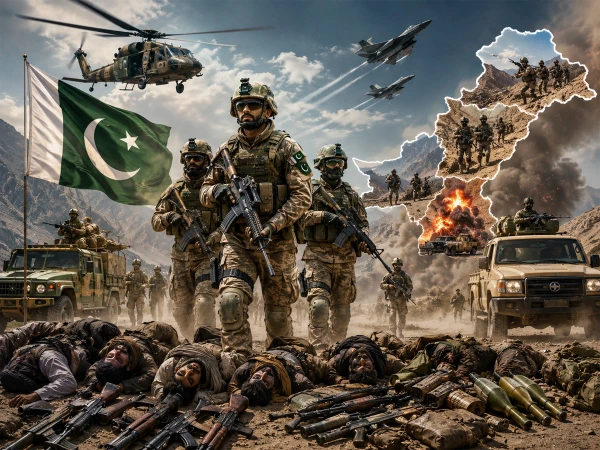 خیبرپختونخوا میں سیکیورٹی فورسز کی بڑی کارروائیاں؛ 37 دہشت گرد ہلاک، افغان سرحد کے قریب 3 اہم مراکز تباہ! 🇵🇰🛡️