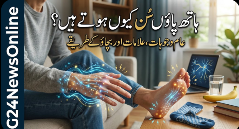 ہاتھ پاؤں سن ہونے کی عام وجوہات کیا ہوسکتی ہیں؟