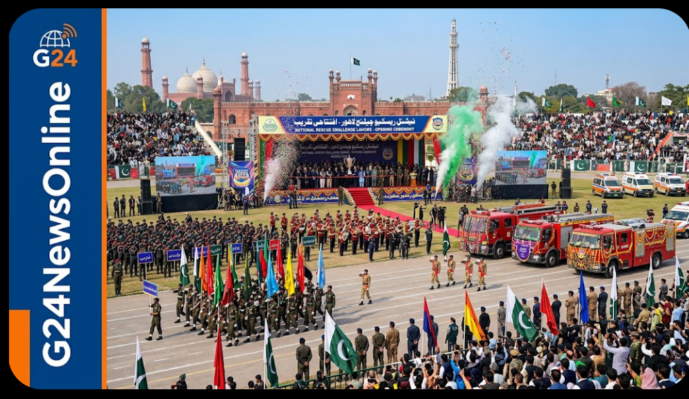لاہور میں نیشنل ریسکیو چیلنج کی شاندار افتتاحی تقریب: ایمرجنسی خدمات اور مہارتوں کا عالمی معیار لاہور میں نیشنل ریسکیو چیلنج کی شاندار افتتاحی تقریب: ایمرجنسی خدمات اور مہارتوں کا عالمی معیار