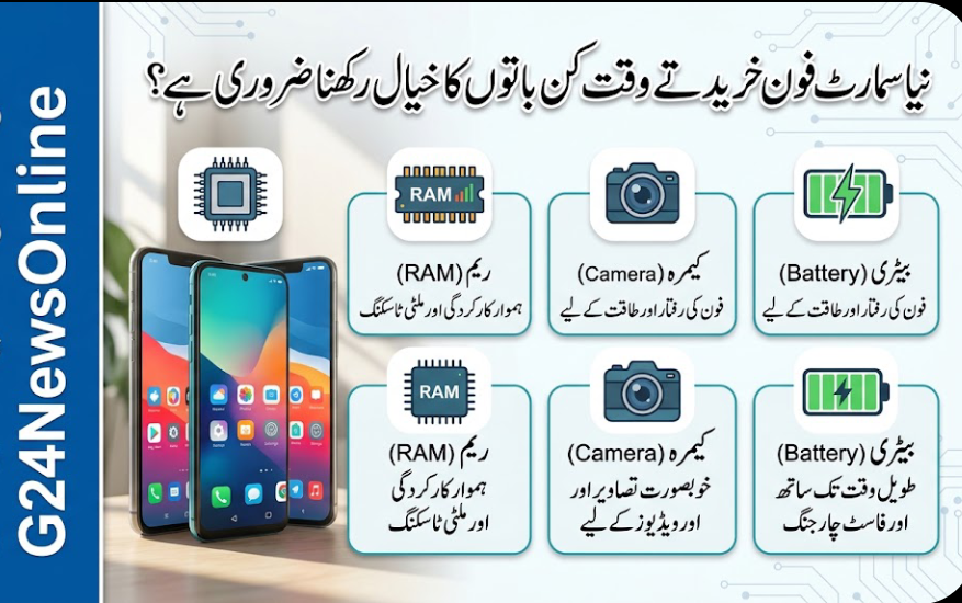 نیا سمارٹ فون خریدتے وقت کن باتوں کا خیال رکھنا ضروری ہے؟ ایک مکمل گائیڈ