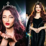 سیاہ مخملی لباس اور ہیروں کا تاج؛ ایشوریا رائے کی پیرس فیشن ویک میں شاندار انٹری وائرل! 🖤💎