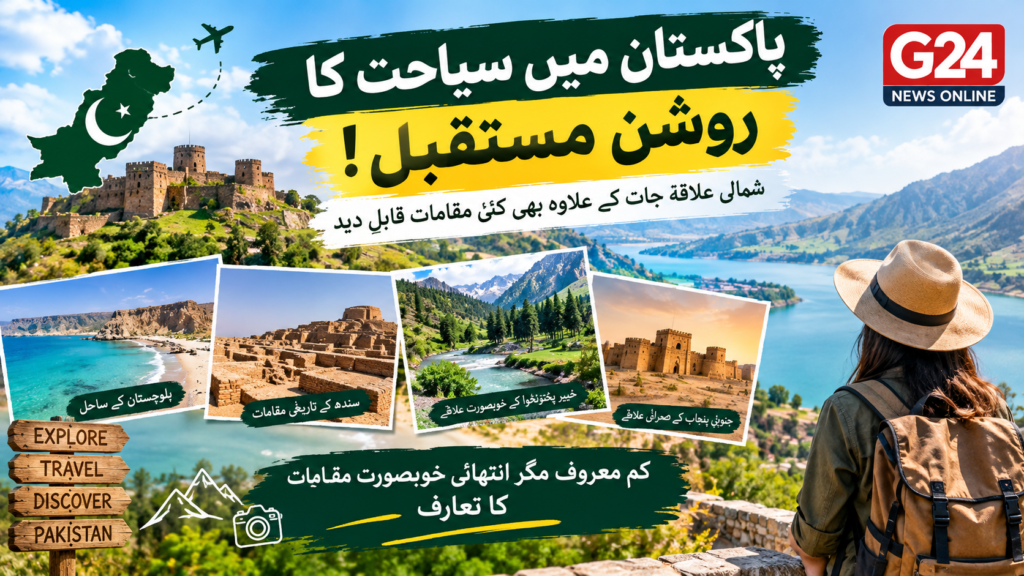 پاکستان میں سیاحت کا روشن مستقبل: شمالی علاقہ جات سے ہٹ کر نئے اور مسحور کن مقامات