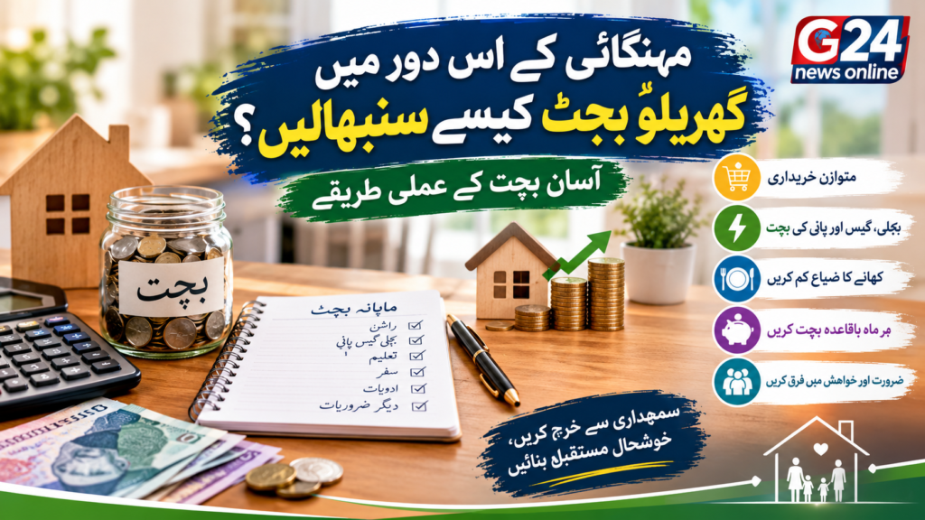 مہنگائی کے اس دور میں گھریلو بجٹ کیسے سنبھالیں؟ آسان بچت کے عملی طریقے مہنگائی کے اس دور میں گھریلو بجٹ کیسے سنبھالیں؟ آسان بچت کے عملی طریقے