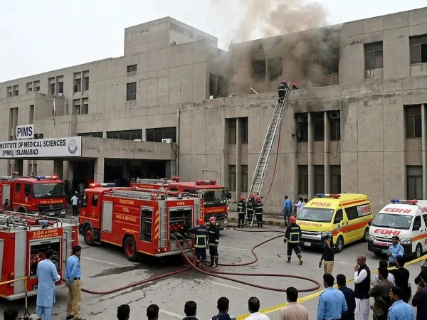پمز اسپتال کے بعد راولپنڈی کے ڈی ایچ کیو اسپتال کی نرسری میں مبینہ شارٹ سرکٹ؛ دھواں پھیل گیا! ⚡💨