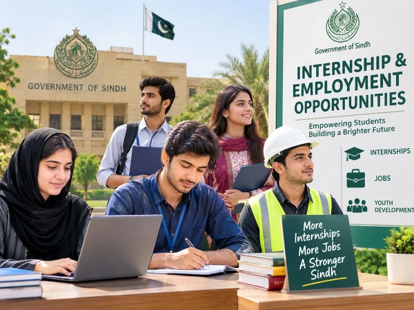 سندھ کے نوجوانوں اور طلبہ کے لیے روزگار اور انٹرن شپ کا بڑا سرپرائز! حکومت سندھ کا اہم فیصلہ! 🇵🇰✨